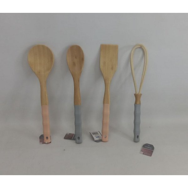 UTENSILLOS BAMBOO/SILICONA X4 30CM NS217340ZX