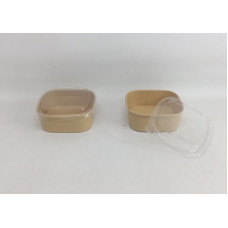 BOWL DESCARTABLE CUADRADO 13X13X5CM 2031ZX