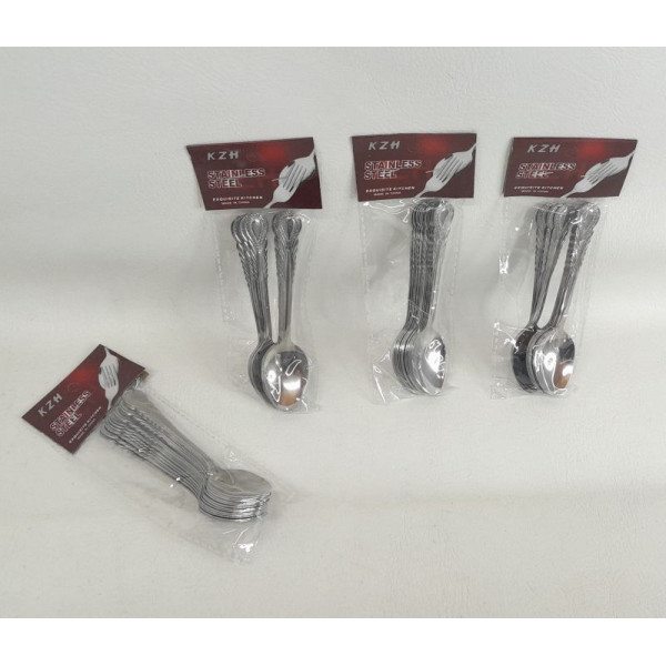 CUCHARA  ACERO X 12  12CM  PM0517-1