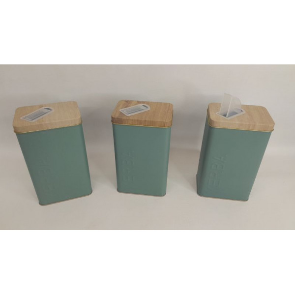 LATA RECTANGULAR YERBA 500GR VERDE 623