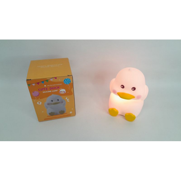 LAMPARA SILICONA PATO USB 14X11CM 856