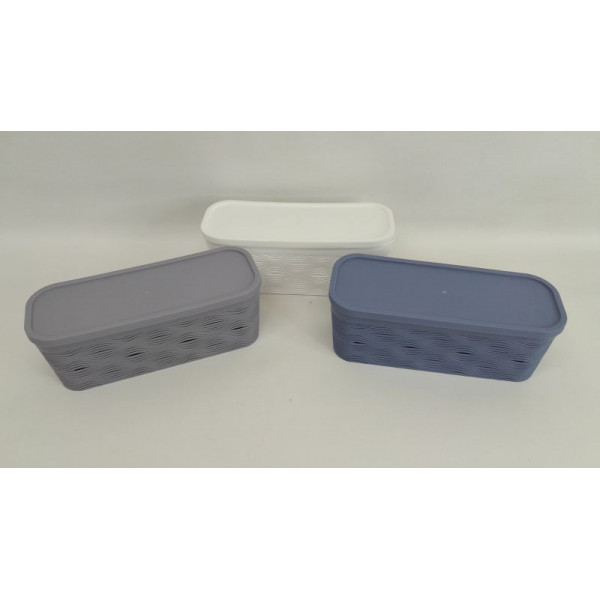 CANASTO PVC ORGANIZADOR 26X10CM 30702