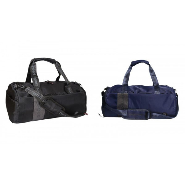 BOLSO VIAJE PIERRE CARDIN POLIESTER NGR 47X38CM PC2016