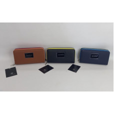 BILLETERA DAMA QUEENS 2CIER BICOLOR CUERO PU 20X11CM QW06/2Z