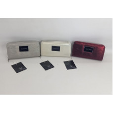 BILLETERA DAMA QUEENS 2CIER CUERO PU TORNAS BL/G/B20X11CM QW11-2Z