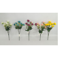RAMO DE FLORES ROSAS 32 CM BOLS X 12  18439