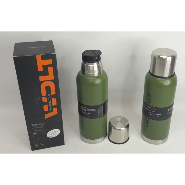 TERMO WDLT 1000ML ACERO VERDE 37116