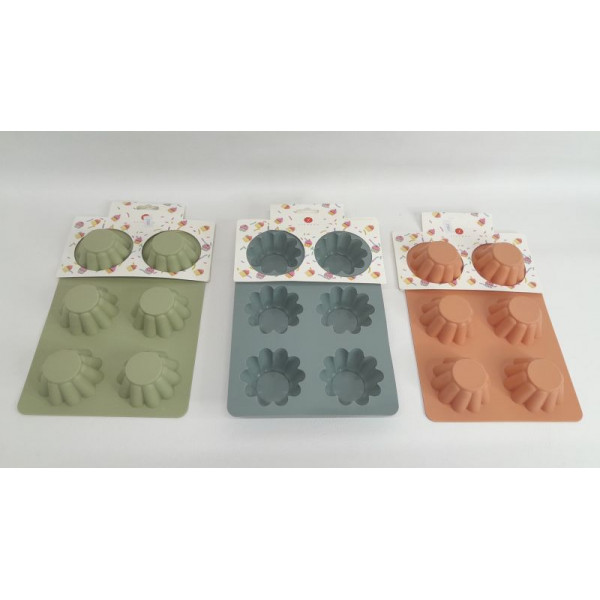 MOLDE DE SILICONA CUPCAKE X6 202617