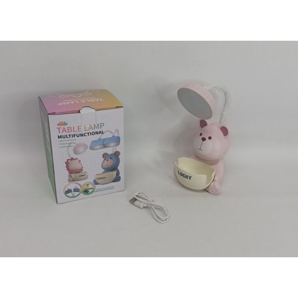 LAMPARA LED OSITO CARGA USB BT 11X15CM NS399356