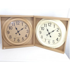 RELOJ REDONDO SIMIL MADERA 60CM EA950102