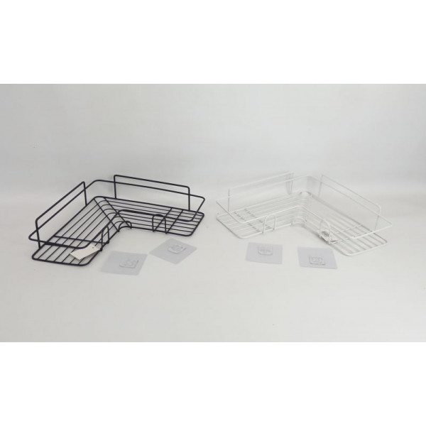 ESQUINERO METAL NEGRO/BLANCO 27X27CM EA992106
