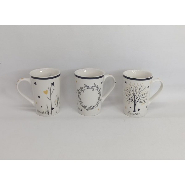TAZA CERAMICA DISEÑOS VARIOS 400CC C2132