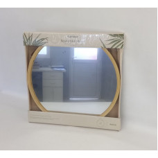 ESPEJO PARED REDONDO MAECO MADERA 45CM EA415004