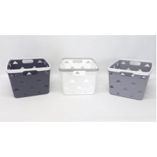 CANASTO PVC TRENZADO 30X23X15CM EA404036