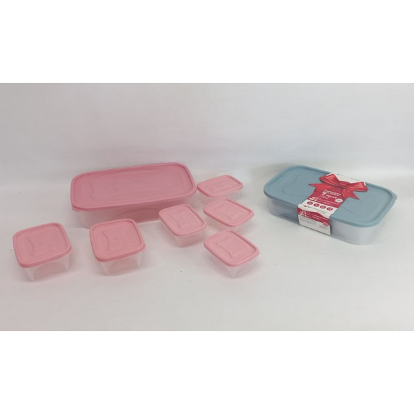 TUPPER RECTANGULAR SET X7 MULTIUSO 30X18X7CM 3061