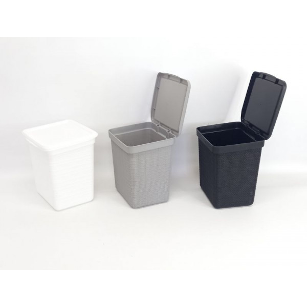 CESTO PVC SIMIL YUTE 17X20CM 3284