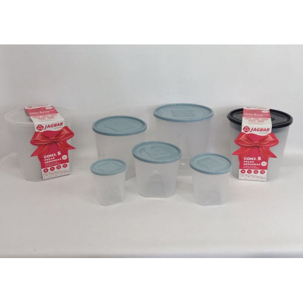 TUPPER COCINA SET X5 21X23CM 1701