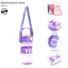 BOTELLA INFANTIL YEAH CON CORREA 780ML 40802