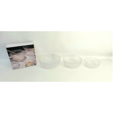 BOWL VIDRIUO SET X3 REDONDO 20X7cm 18040