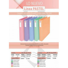 CARPETAS PASTEL
