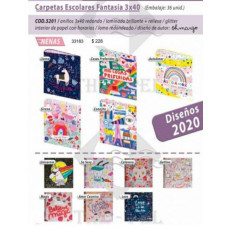 CARPETA ESCOLAR FANTASIA 30X40 NENA