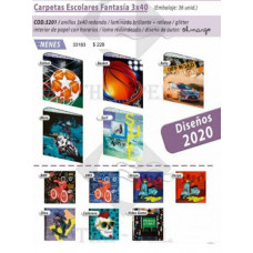 CARPETA 3X40 FANTASIA VARON