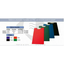 TABLEROS ANOTADOR FORRADOS EN PVC