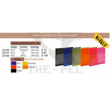 SOBRES DE CORREO CON HILO HORIZONTAL
