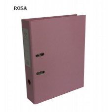 BIBLIORATO OF LOMO ANCHO FORRADO PVC ROSA 1200 THE-PEL