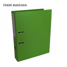 BIBLIORATO OF LOMO ANCHO FORRADO PVC VERDE M 1200 THE-PEL