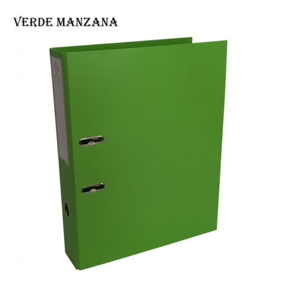 BIBLIORATO OF LOMO ANCHO FORRADO PVC VERDE M 1200 THE-PEL