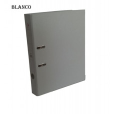 BIBLIORATO A4 LOMO ANGOSTO FORRADO PVC BLANCO 1216 THE-PEL