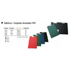 CARPETA  ANOTADOR PVC OF   6000