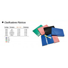 CLASIFICADOR PLASTICO OF 12 DIV   6043 CARTOPEL