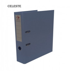 BIBLIORATO OF LOMO ANCHO PASTEL PVC CELESTE  1217 THE-PEL