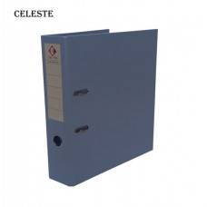 BIBLIORATO A4 LOMO ANCHO PASTEL PVC CELESTE 1218 THE-PEL