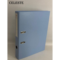 BIBLIORATO OF LOMO ANGOSTO PASTEL PVC CELESTE 1219 THE-PEL