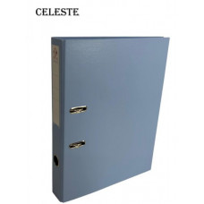 BIBLIORATO A4 LOMO ANGOSTO PASTEL PVC CELESTE 1220  THE-PEL