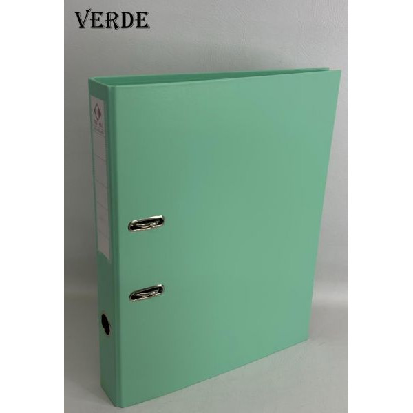 BIBLIORATO A4 LOMO ANGOSTO PASTEL PVC VERDE 1220  THE-PEL