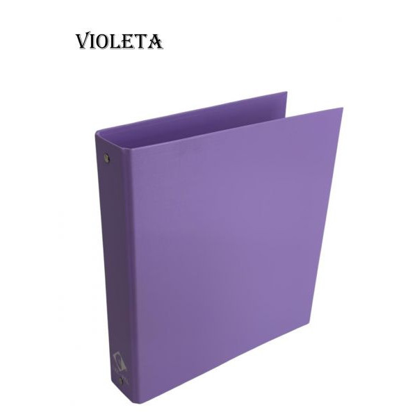 CARPETA  A4  2X40  PVC  PASTEL VIOLETA 1510 THE-PEL