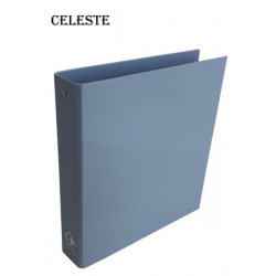 CARPETA  A4  2X40  PVC  PASTEL CELESTE 1510 THE-PEL