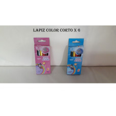 LAPIZ COLOR CORTO   X  6   800