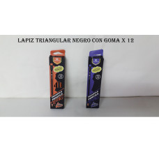 LAPIZ NEGRO x12 TRIANGULAR   812