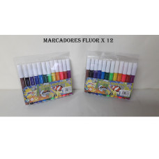 MARCADOR FLUOR x12   412