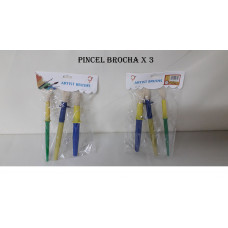 BROCHA PINCELES x3   19775