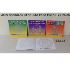 MANDALAS PINTAR INF 23x23 24 HOJAS