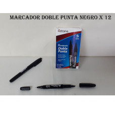 MARCADOR DOBLE PUNTA x12   513056