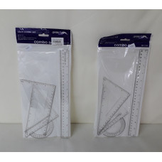 SET GEOMETRICO x4 30CM   11796