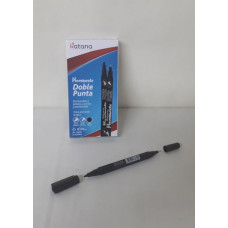 MARCADOR FINO DOBLE PUNTA x12   513060