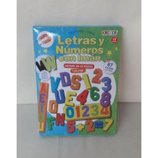 LETRAS Y NUMEROS C/IMAN 87 PZAS   360